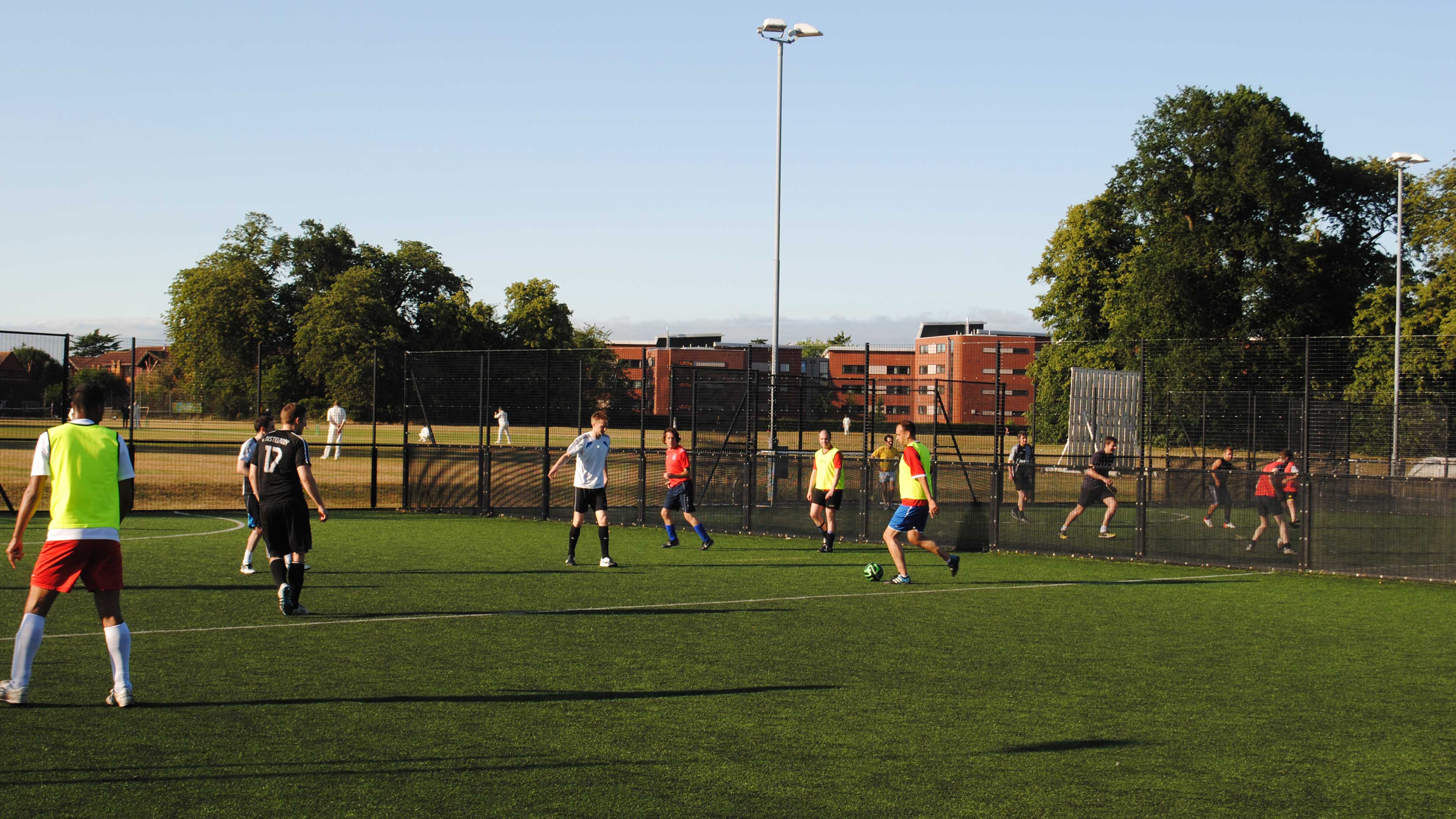 DSC_2524 some people playing football on the 3g pitches